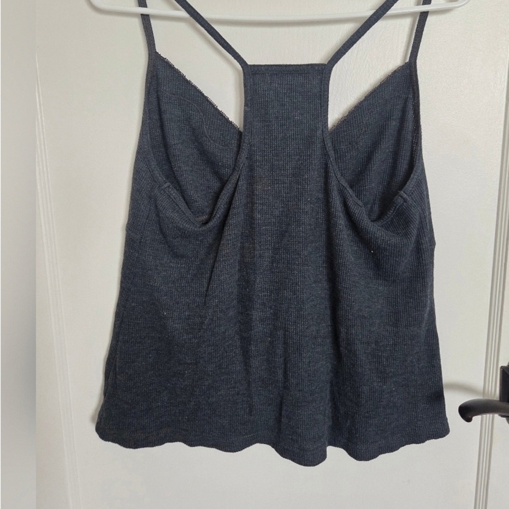 Elegant Dark Gray Camisole Top